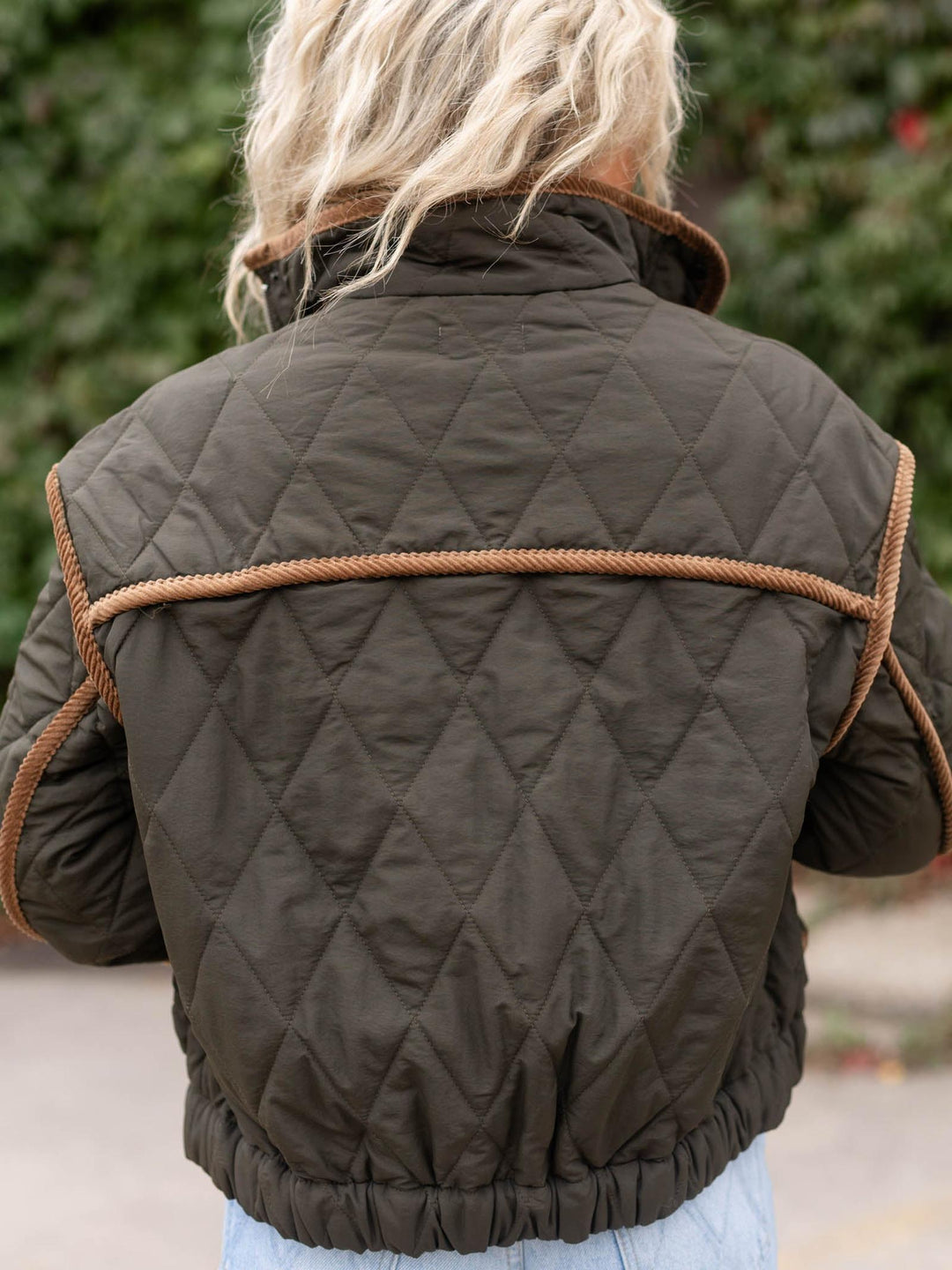 Elan Corduroy Trim Jacket