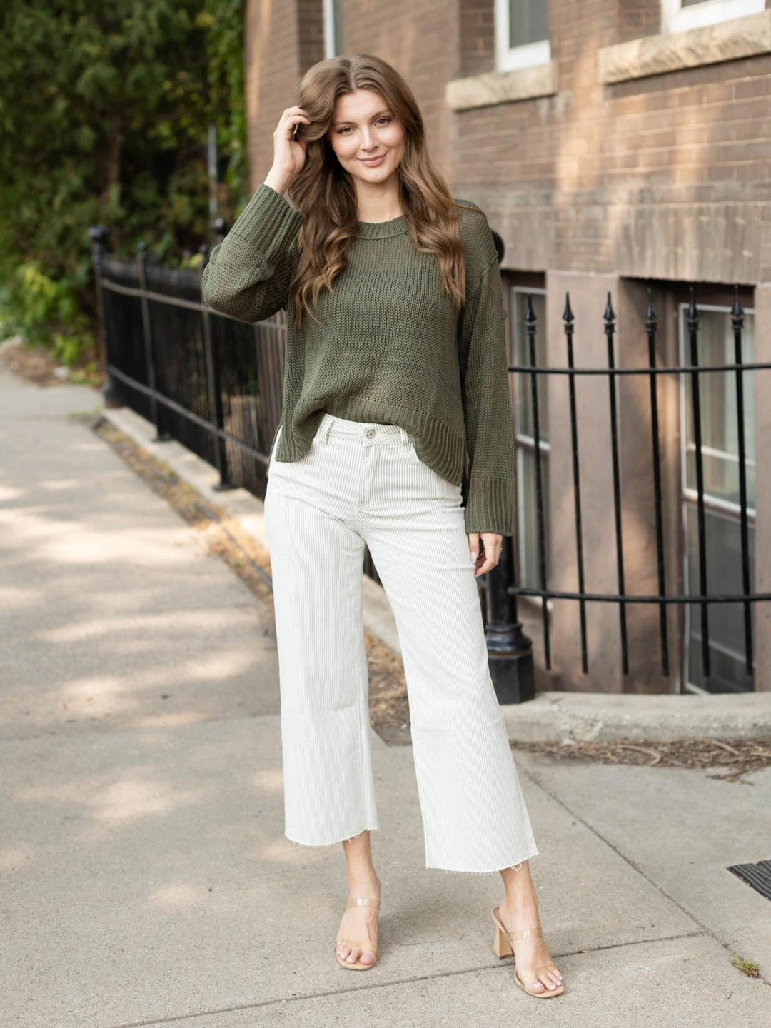 Elan Crewneck Lightweight Sweater