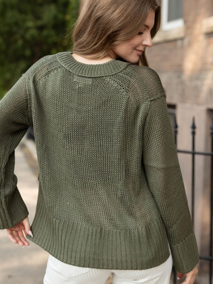 Elan Crewneck Lightweight Sweater