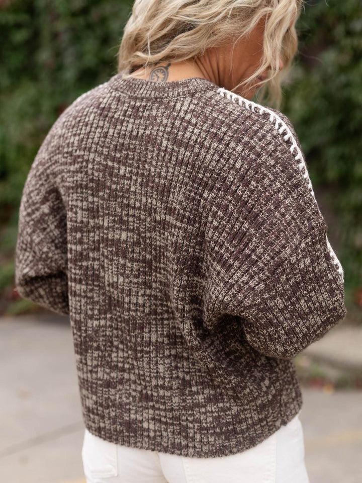 Elan Melange Crew Sweater
