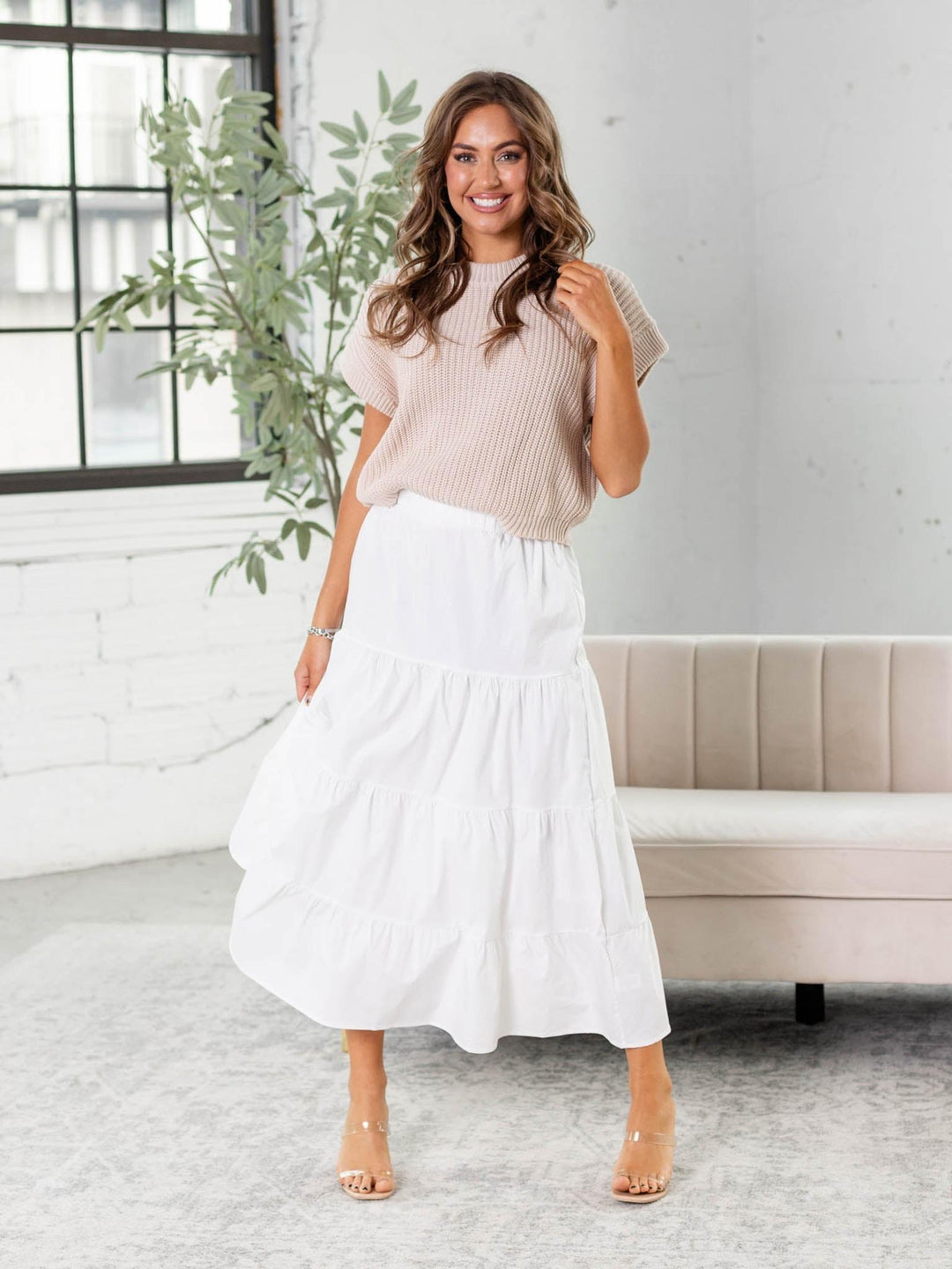 Elan Midi Dress + Sweater Combo