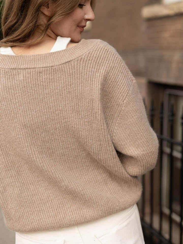 Elan V-Neck Sweater Top
