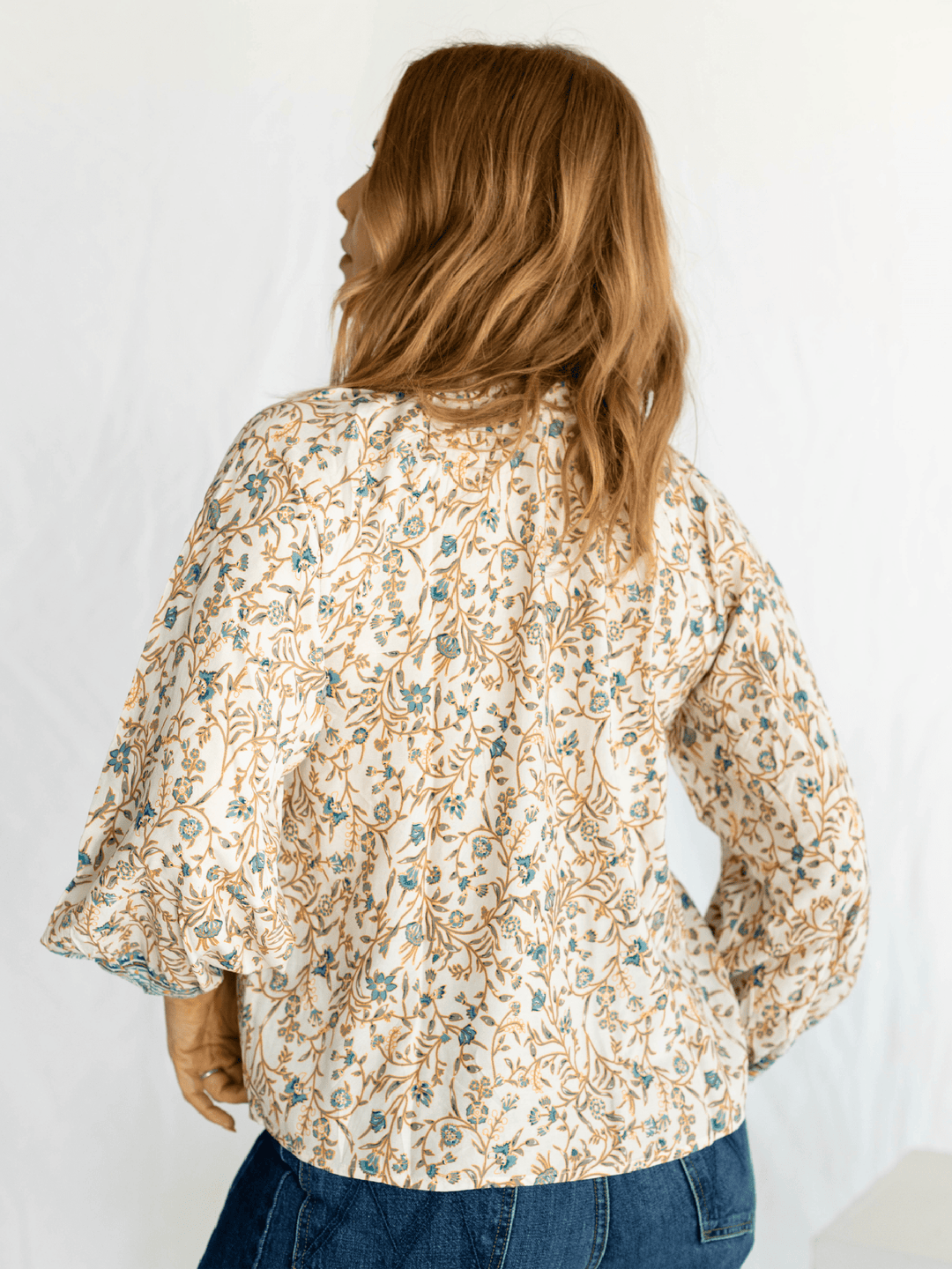 elan floral blouse