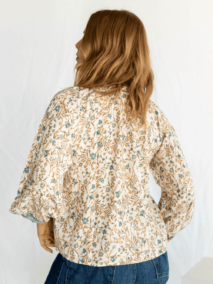 elan floral blouse