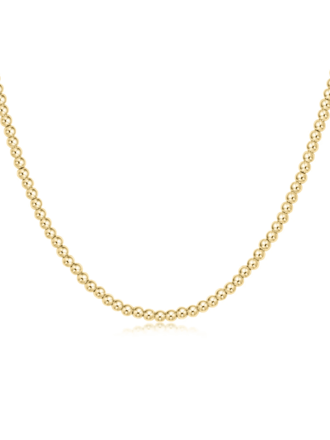 waterproof gold beaded choker