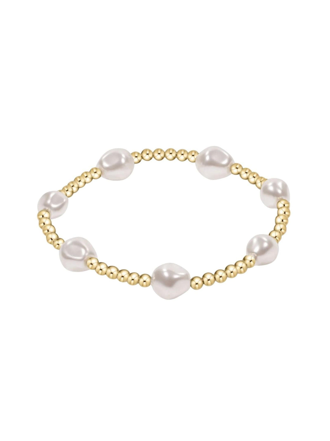 pearl and gold bracelet