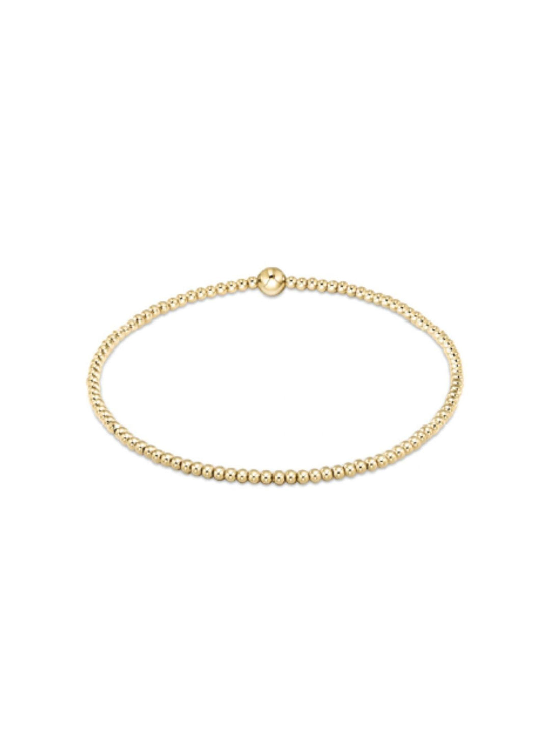 gold filled metal ball beaded bracelet