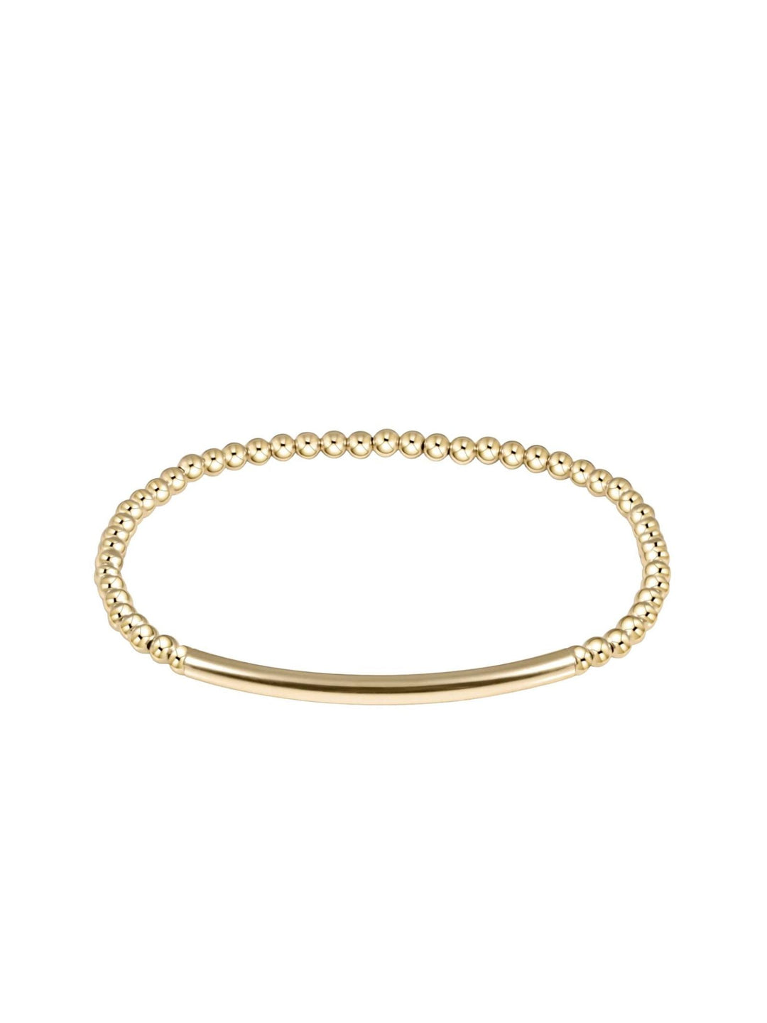 bar and ball stretchy bracelet