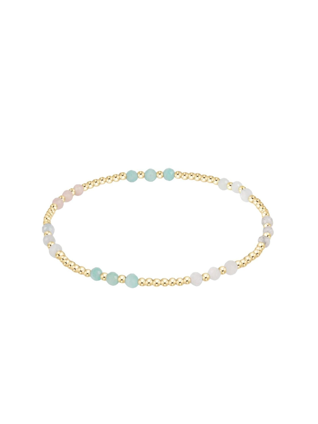 colored bead stretchy bracelet