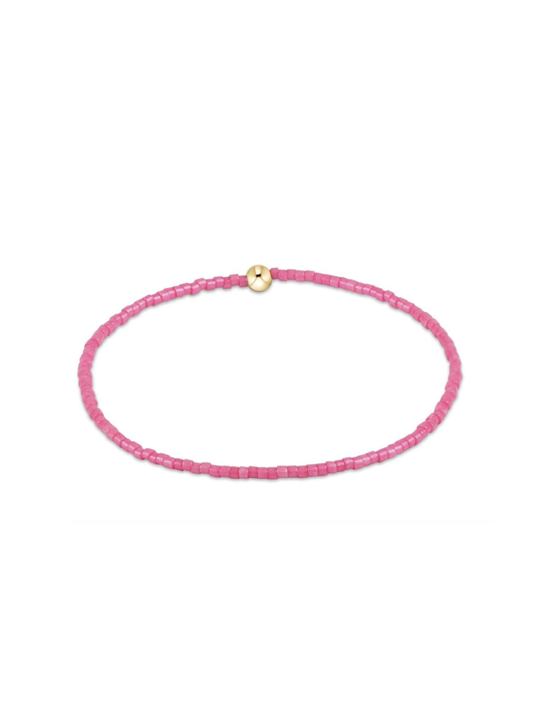 pink beaded bracelet
