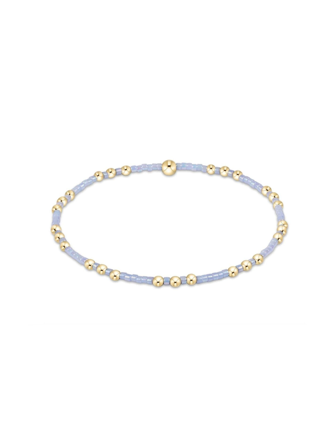 light blue stretchy bracelet