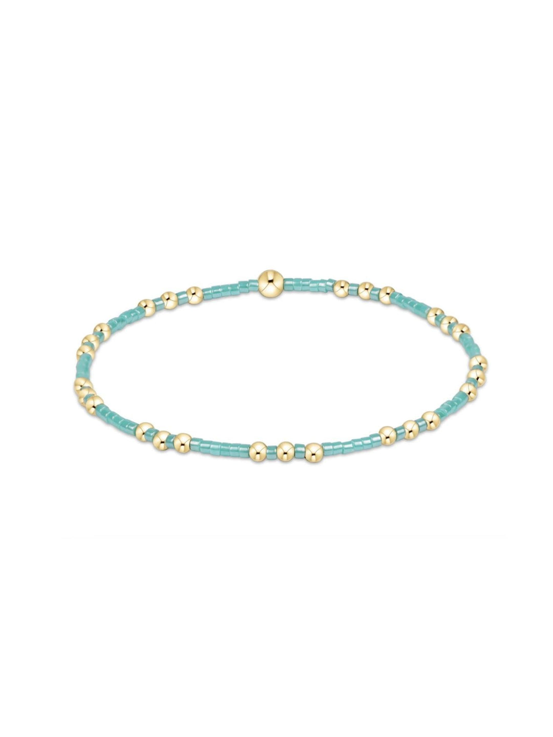 green and gold bracelet