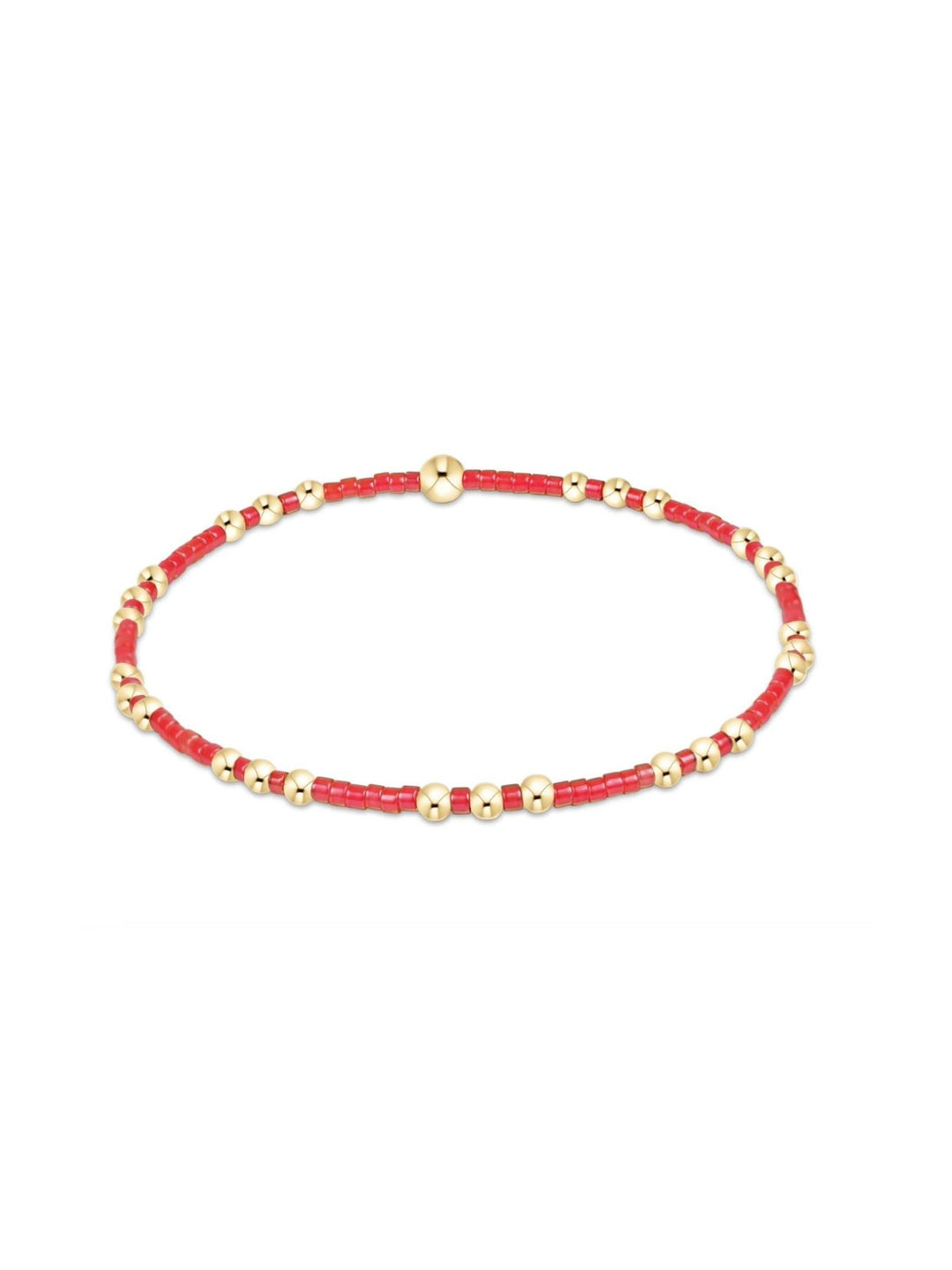 red and gold bracelet