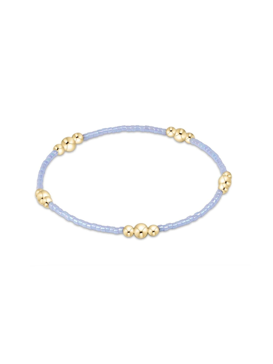 soft blue and gold bracelet