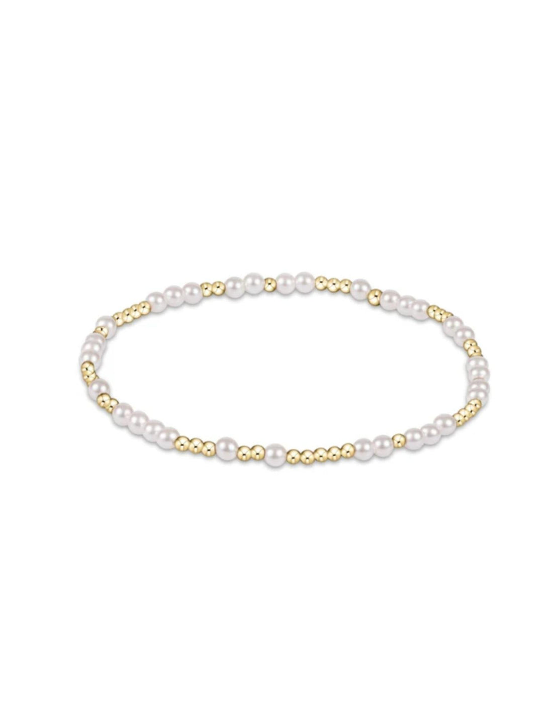 pearl and bead bracelet