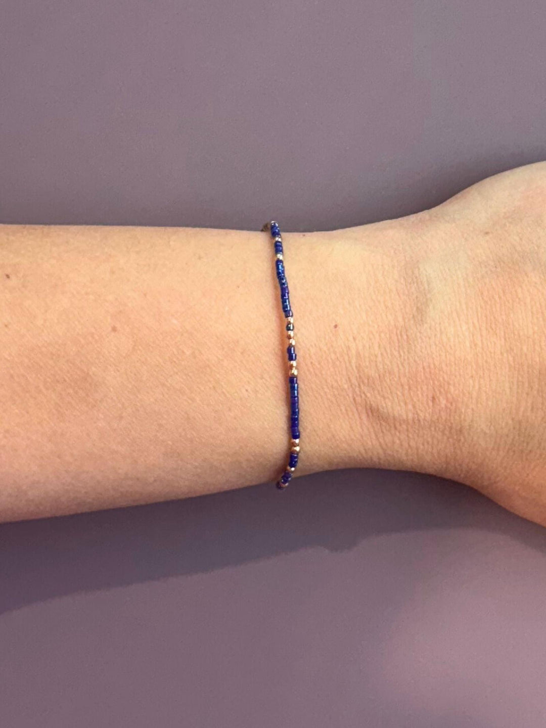 blue small bracelet