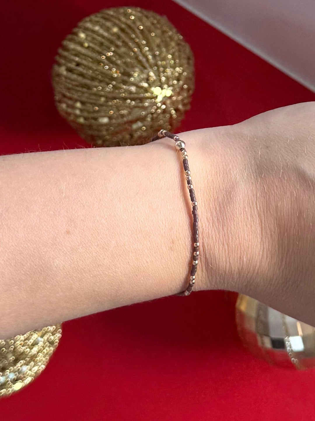 brown stretchy bracelets