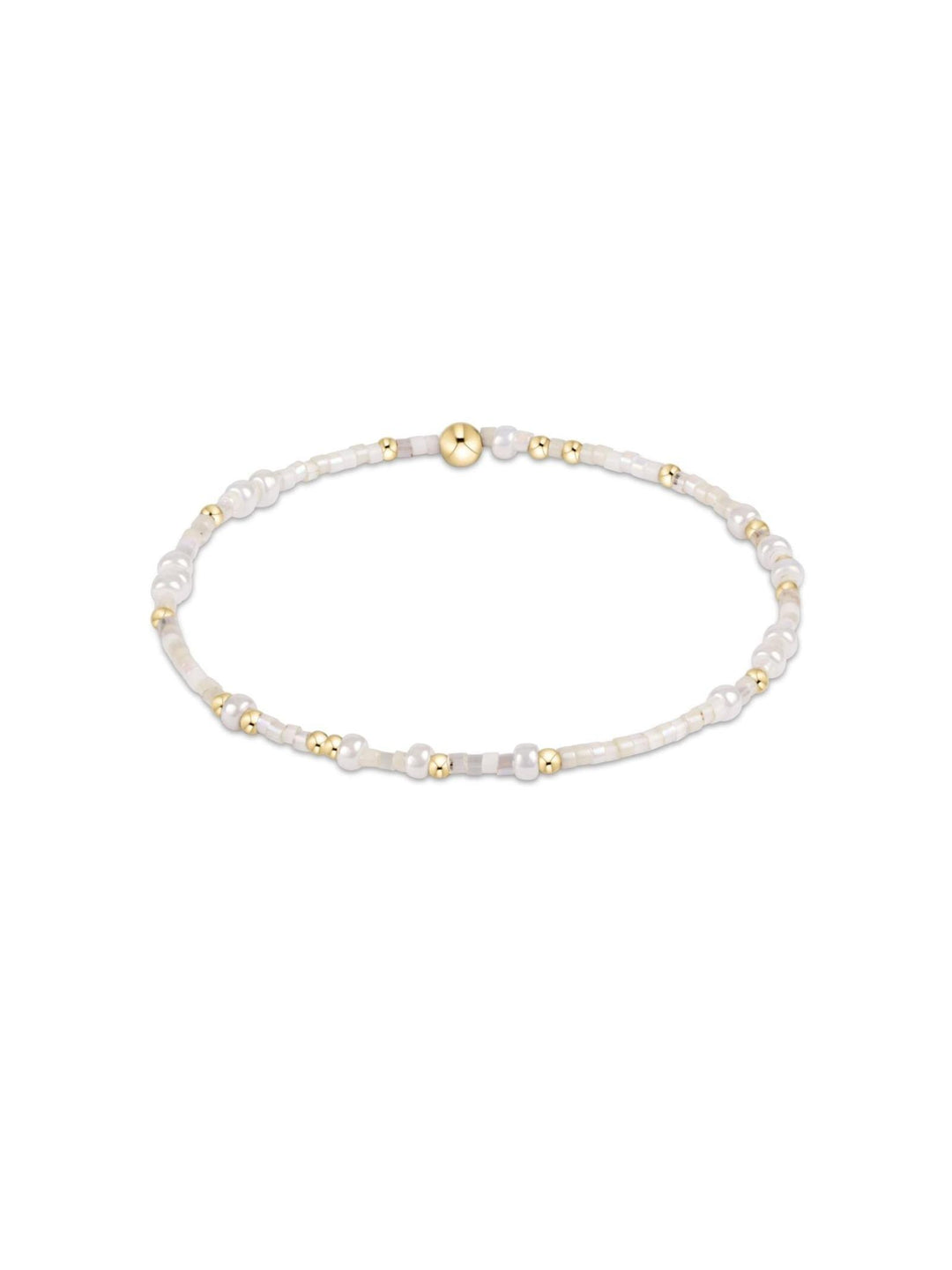 white stretchy bracelet