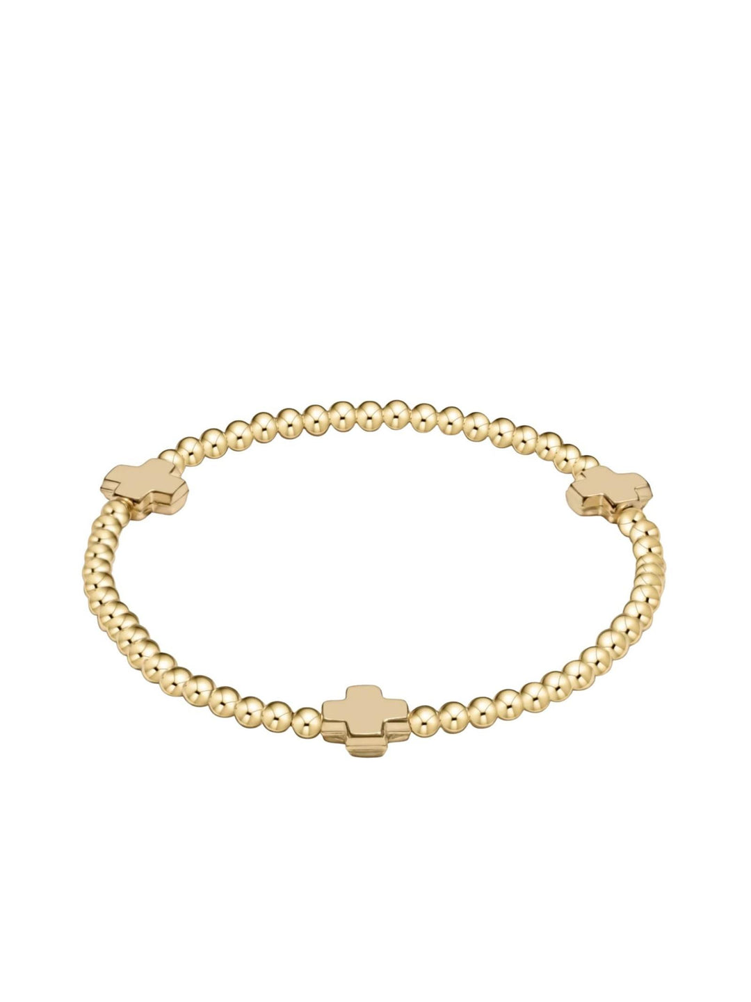 gold cross bracelet