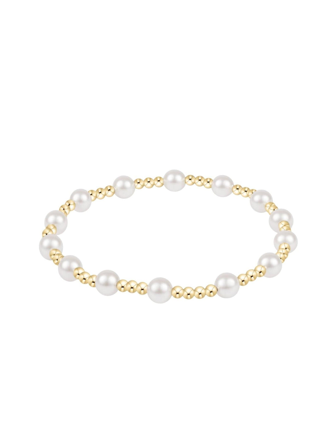 pearl and gold bracelet