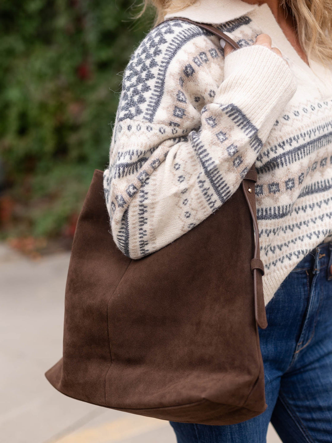 brown purse