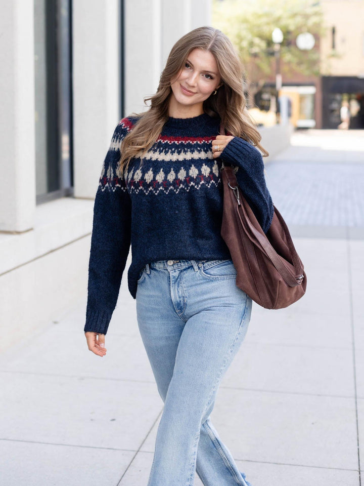 printed sweater