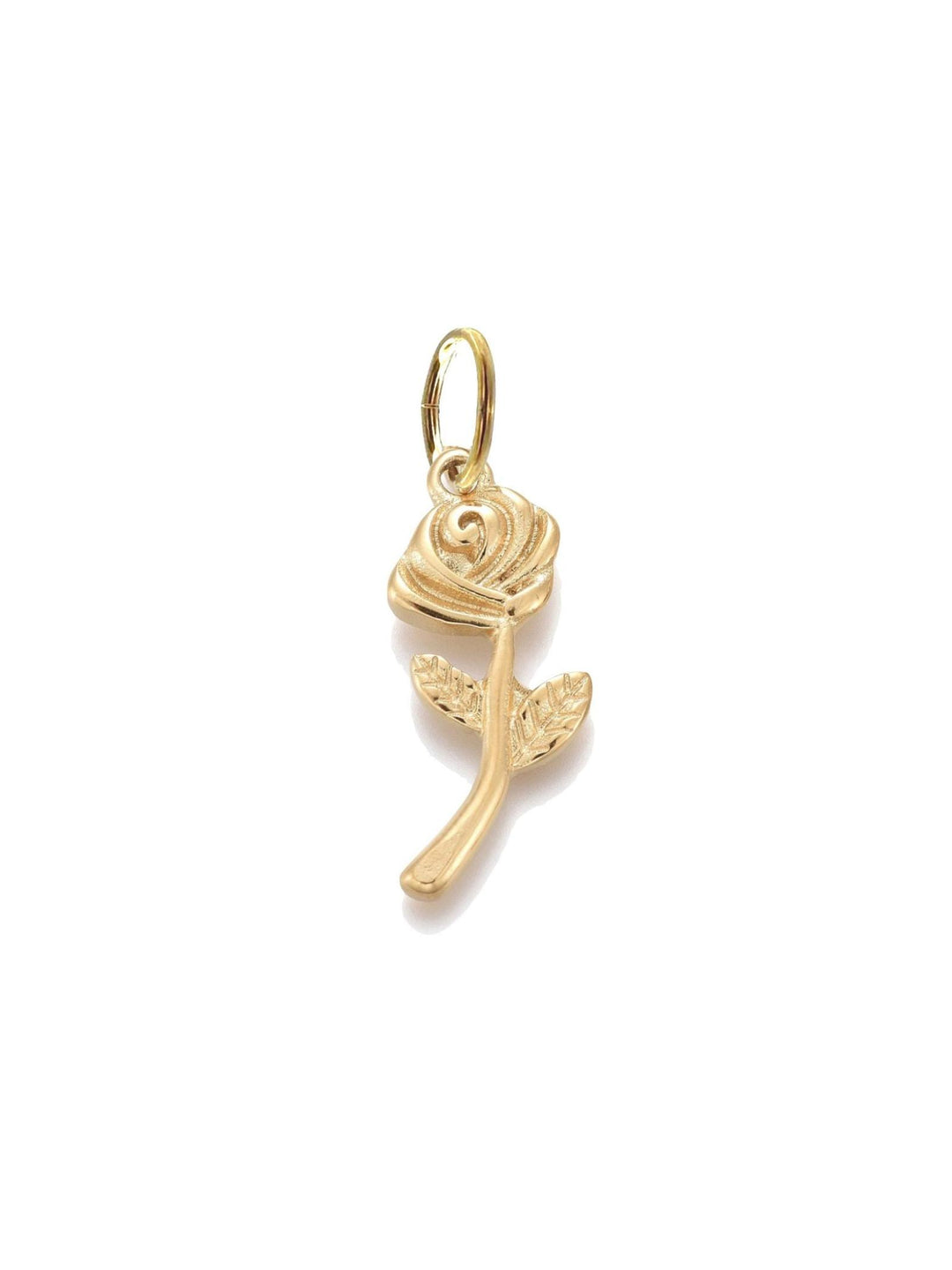 gold rose charm