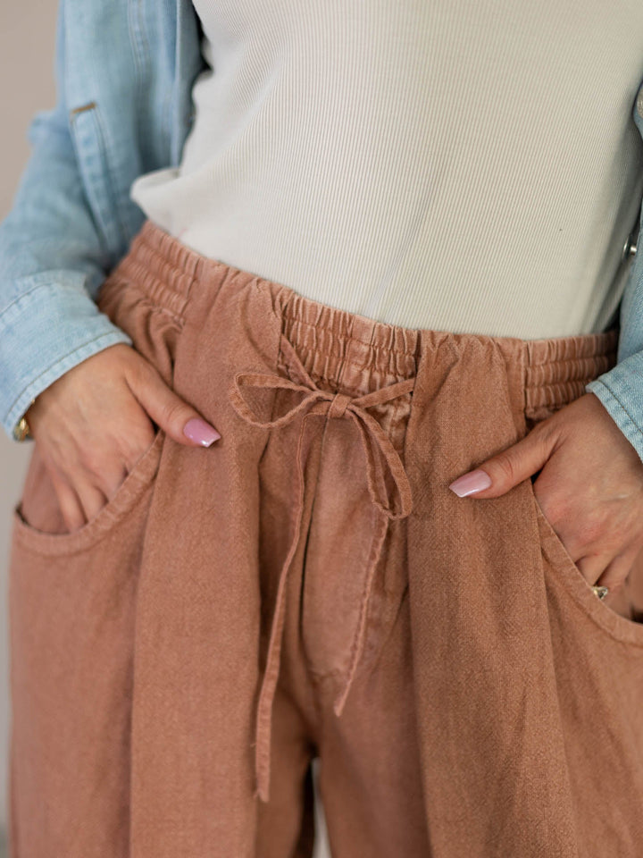 free people pleated linen pants