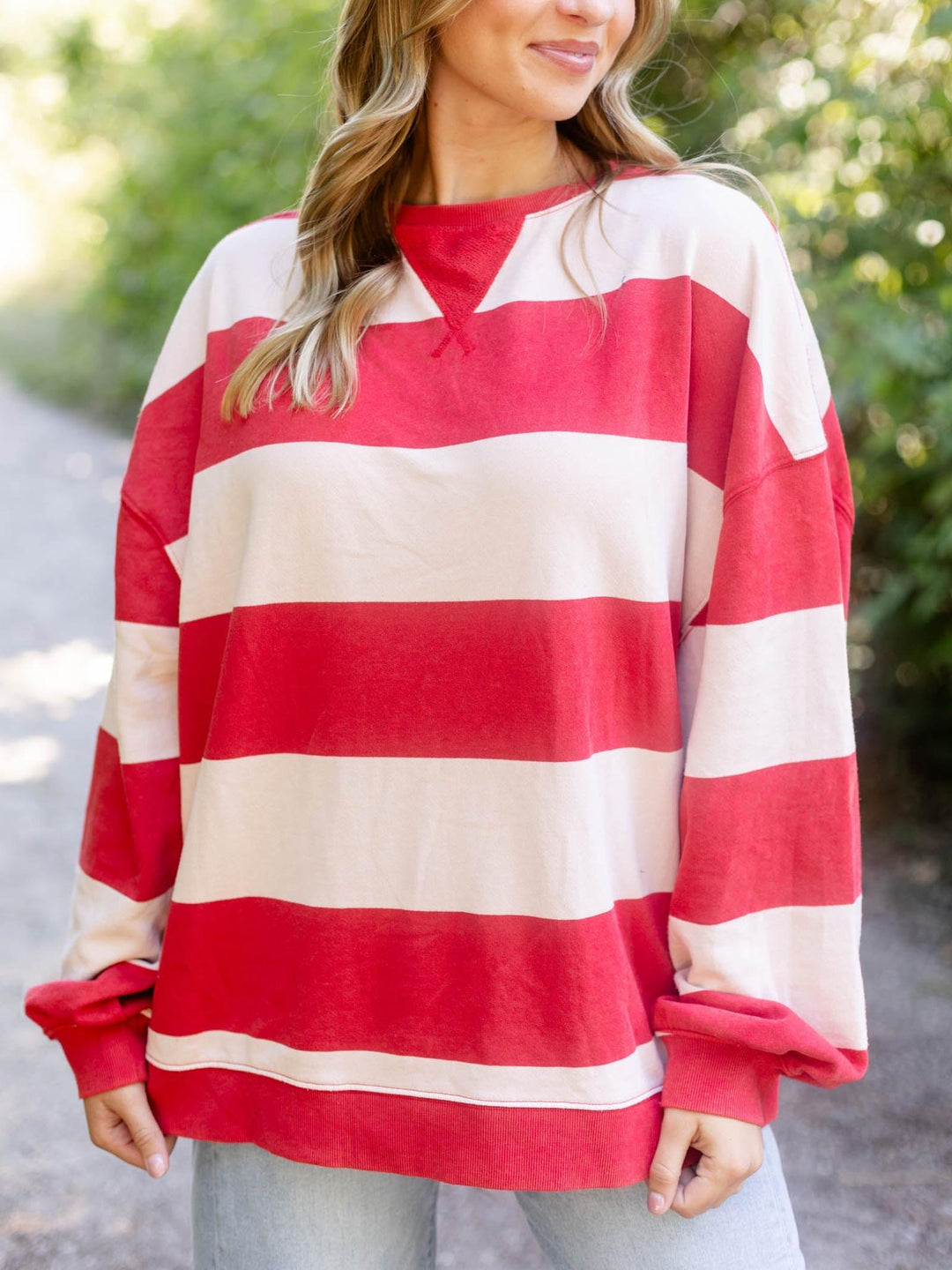 stripe sweater