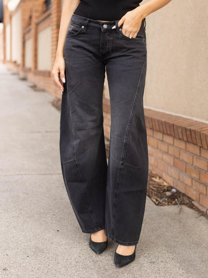 Free People Fable Twisted Seam Jean - Overdrive