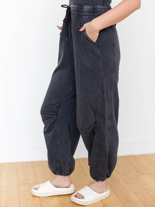 washed black fitted jumpsuit