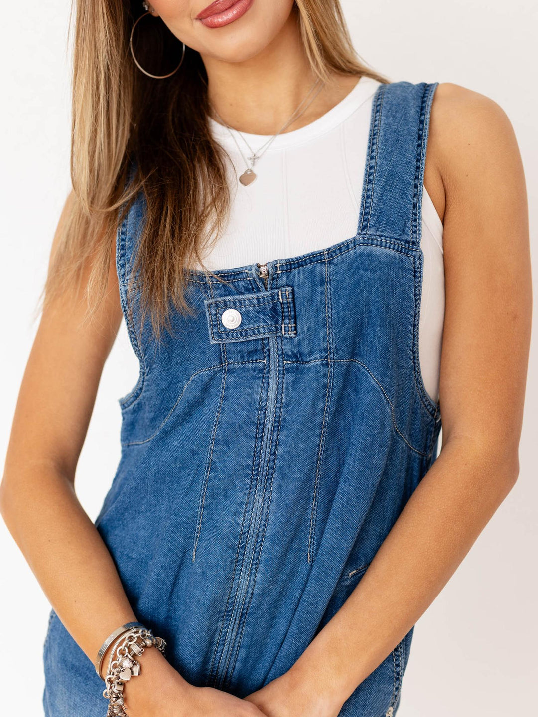 washed shortalls