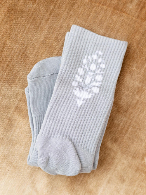 light grey free people socks