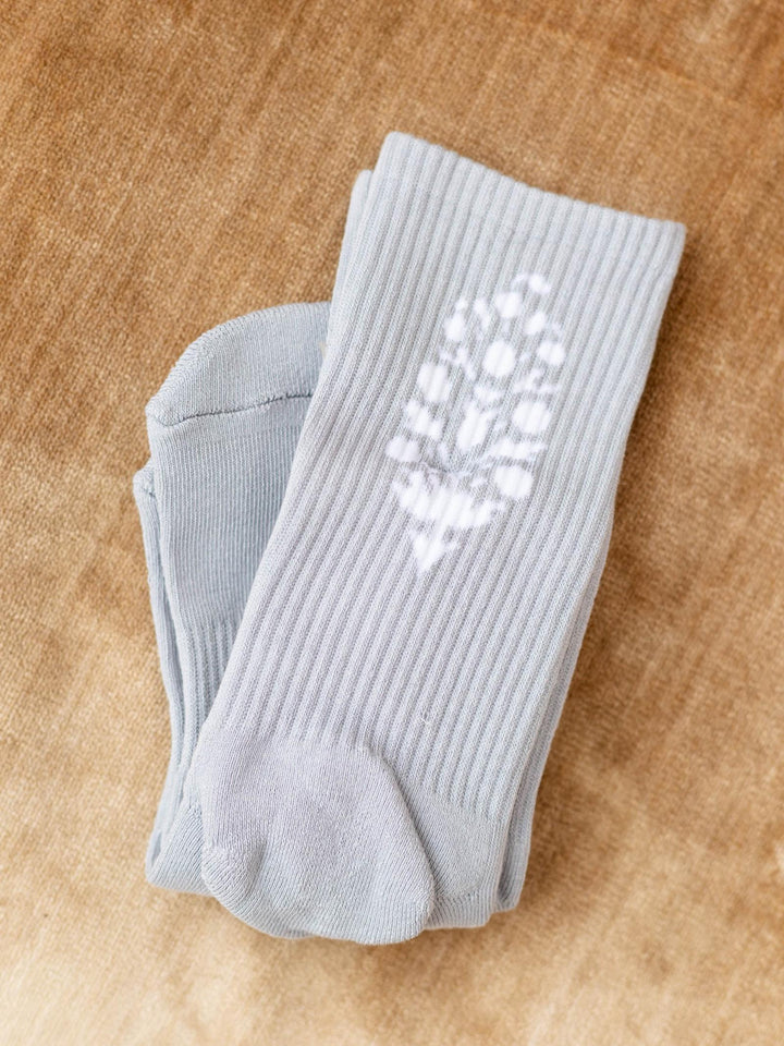 light grey free people socks