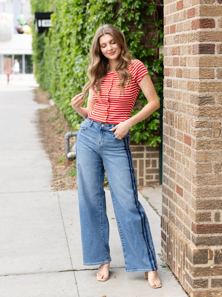 Free People Most Wanted Striped Cardi