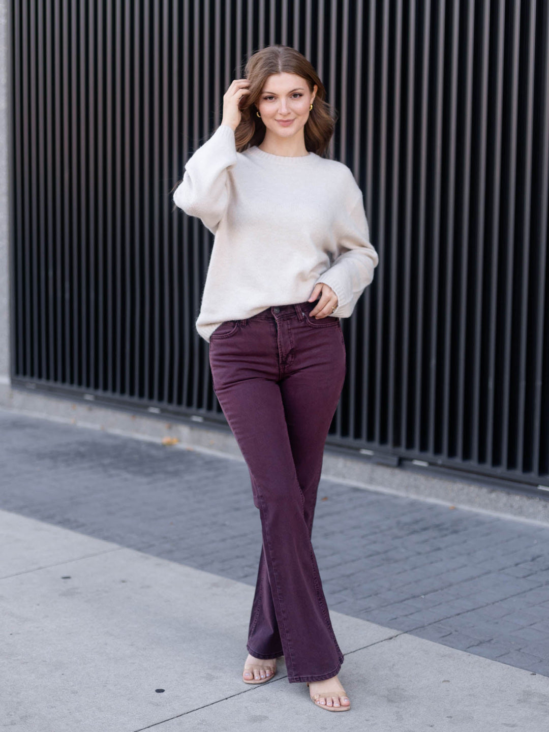 purple pants