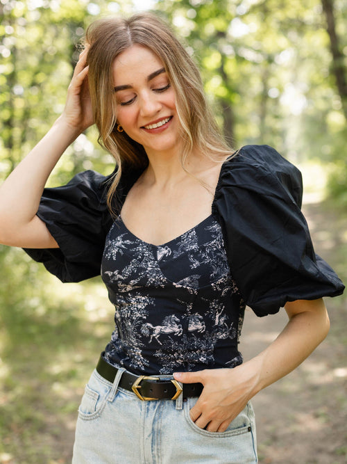 Free People Prairie Rose BodysuitKnit tops