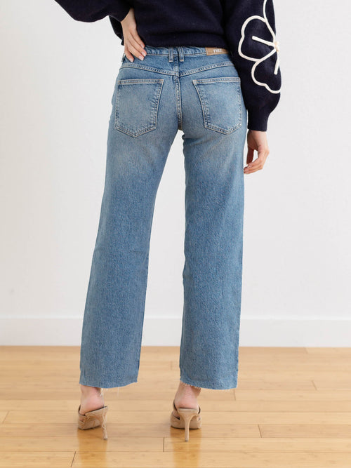 Free People Risk Taker Mid Rise StraightDenim jeans