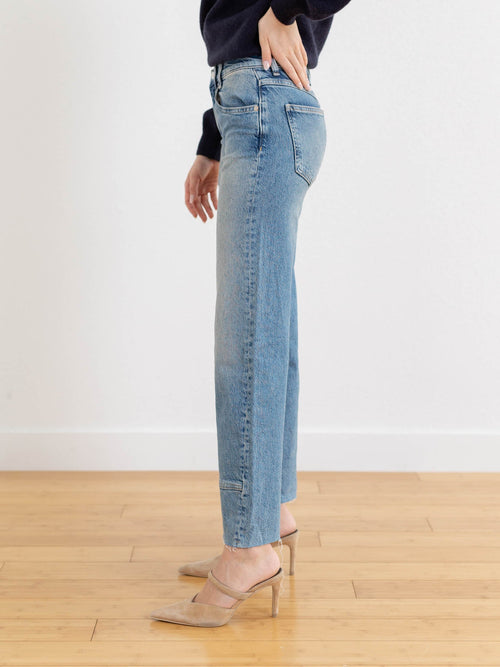 Free People Risk Taker Mid Rise StraightDenim jeans