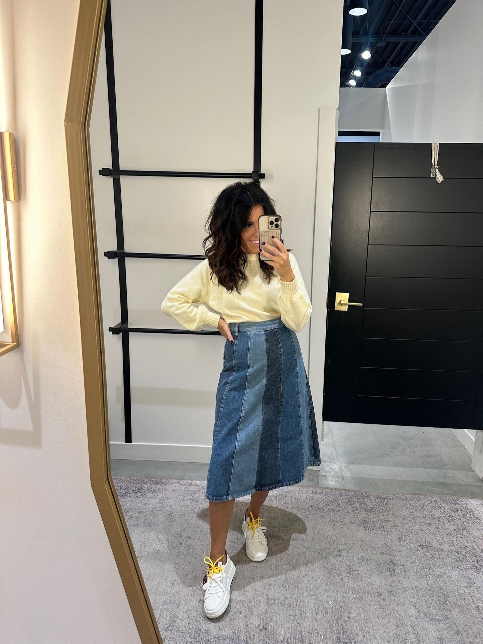 Free People Sunbeam Midi Skirt – Leela and Lavender