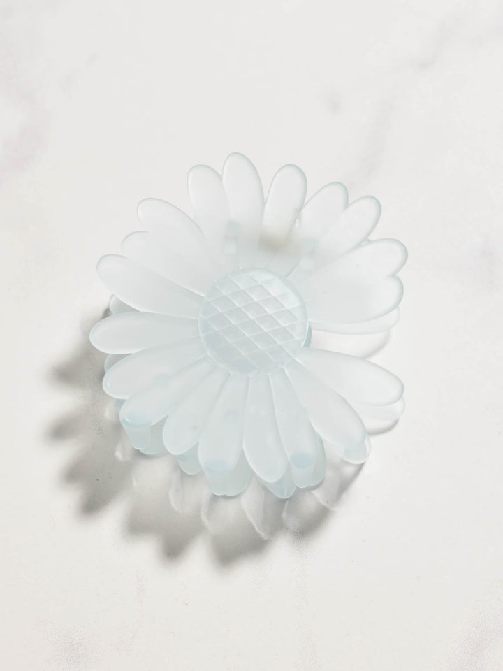Frosted Translucent Flower Claw ClipHair Accessories