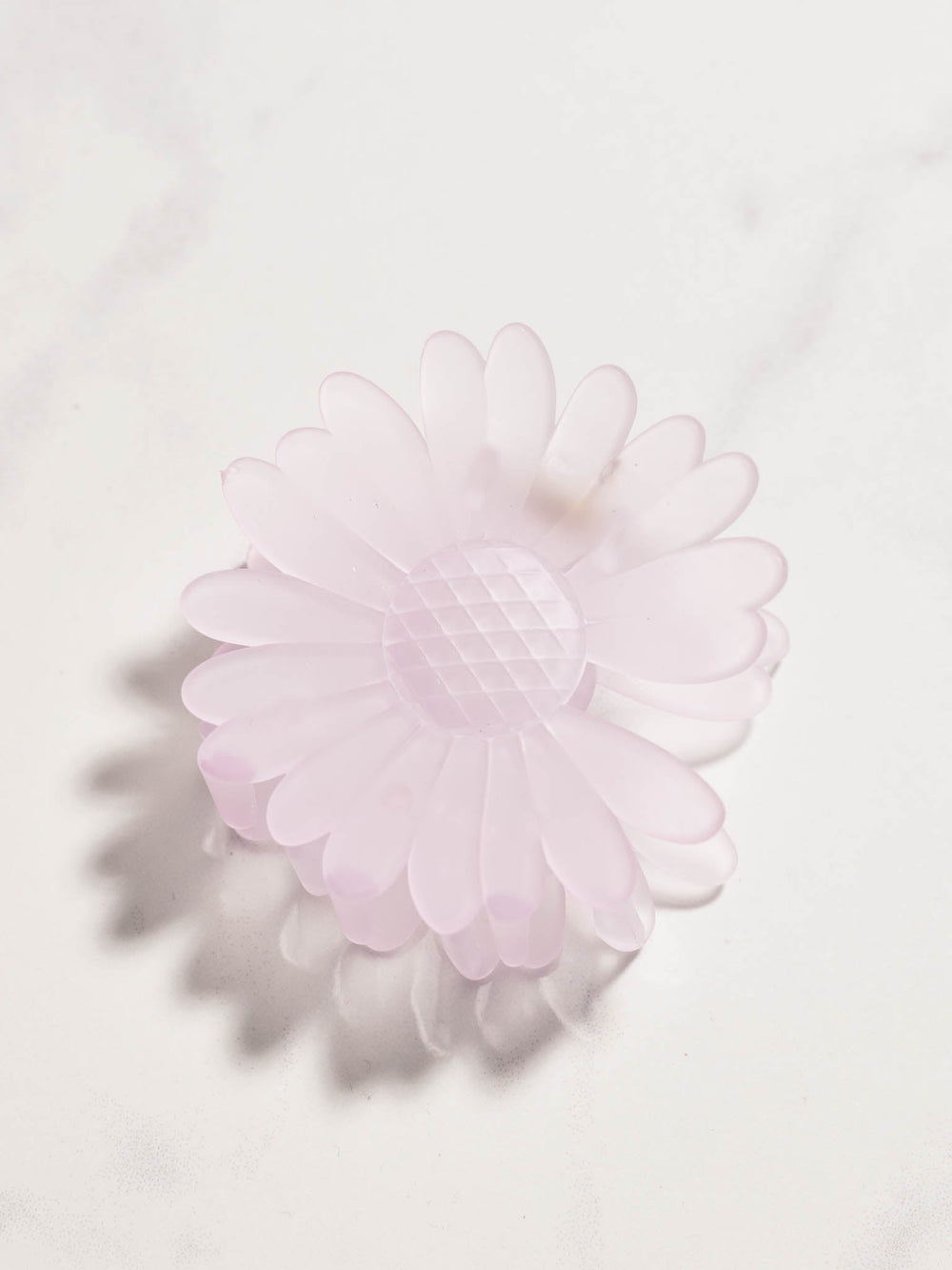 Frosted Translucent Flower Claw ClipHair Accessories