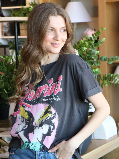 gemini colorful graphic tee