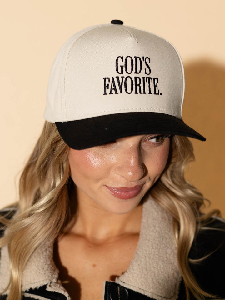 gods favorite trucker hat