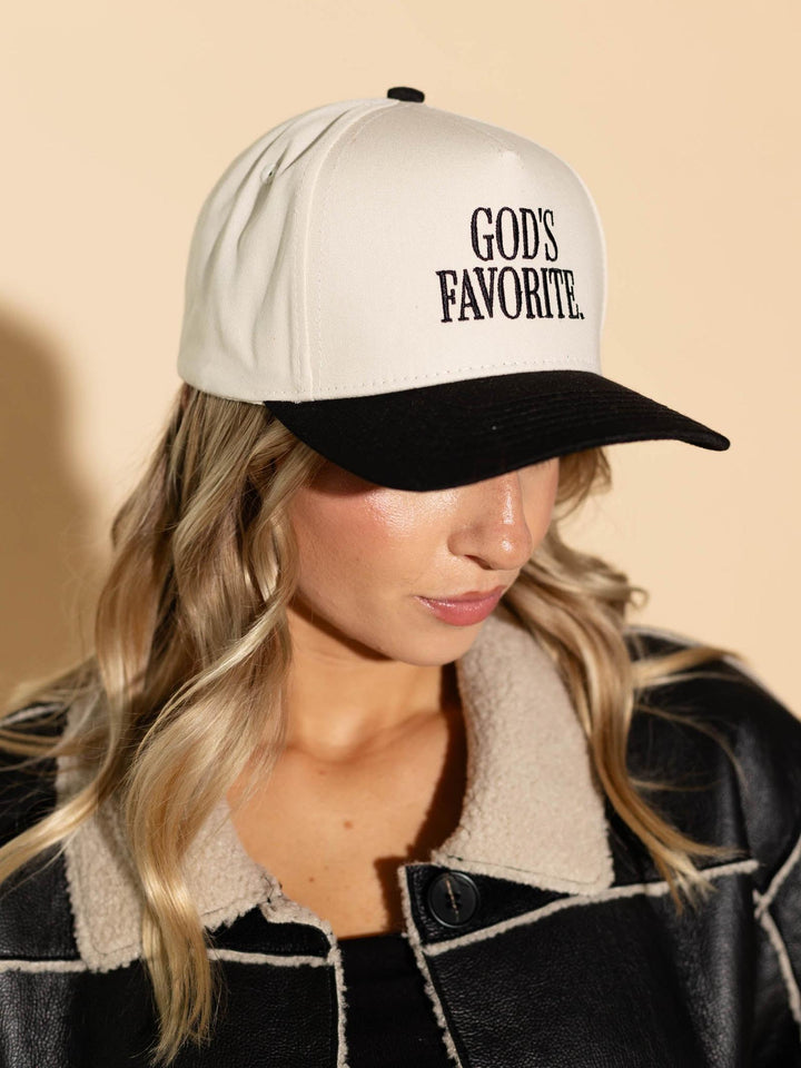 gods favorite trucker hat