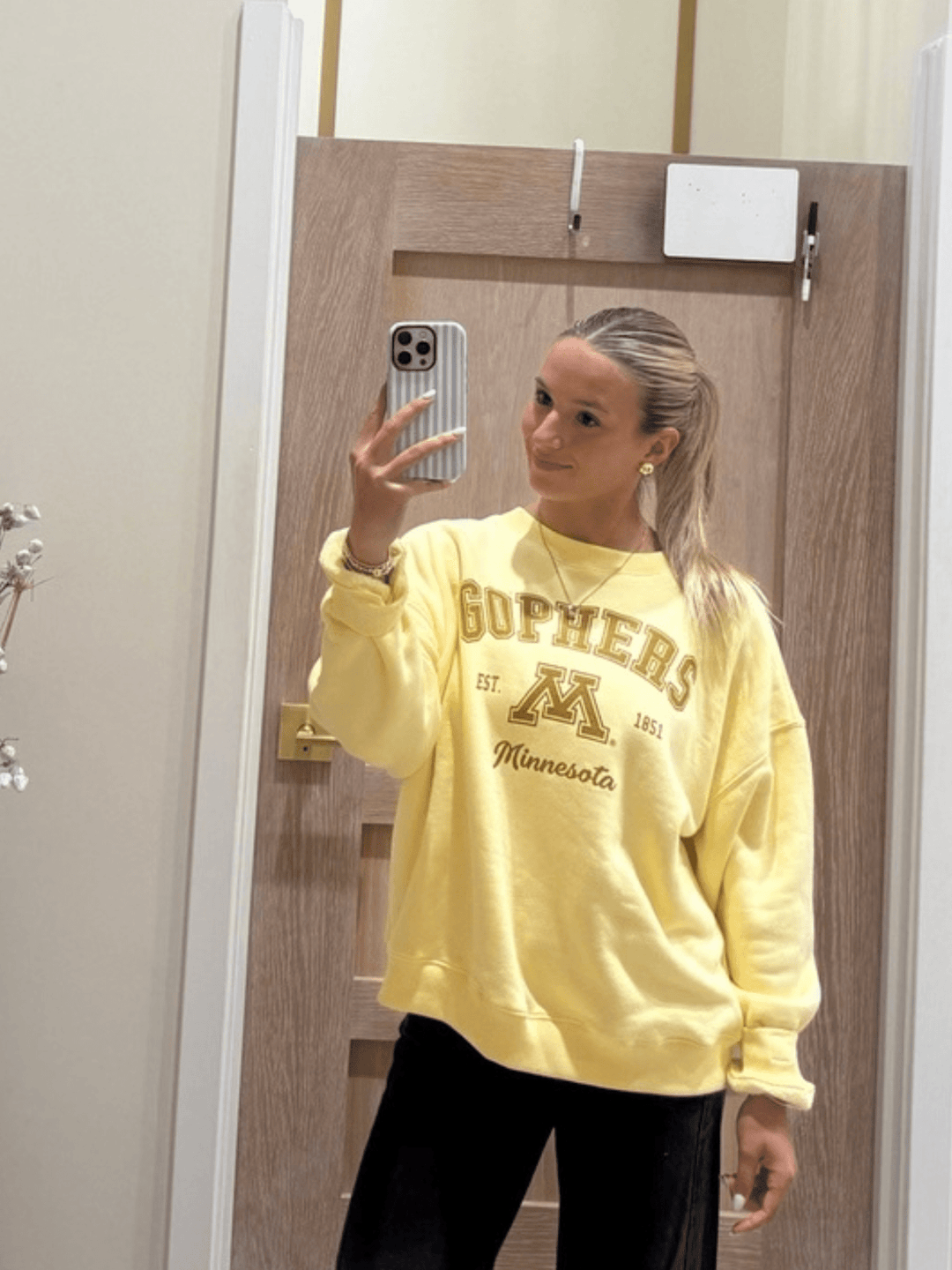 u of m sweatshirt