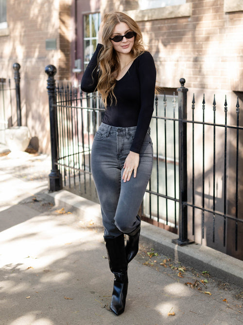 washed grey flared cropped denim