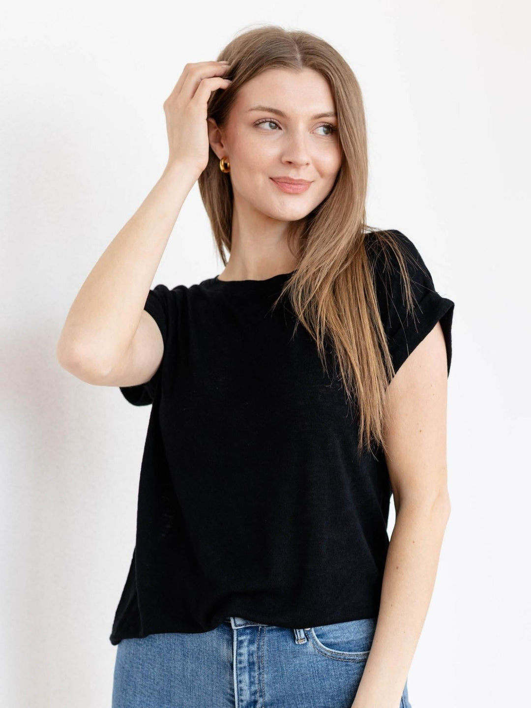 basic slouchy tee shirt