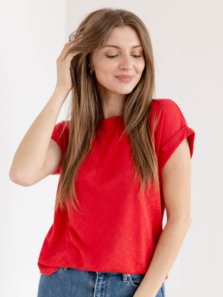basic slouchy tee shirt
