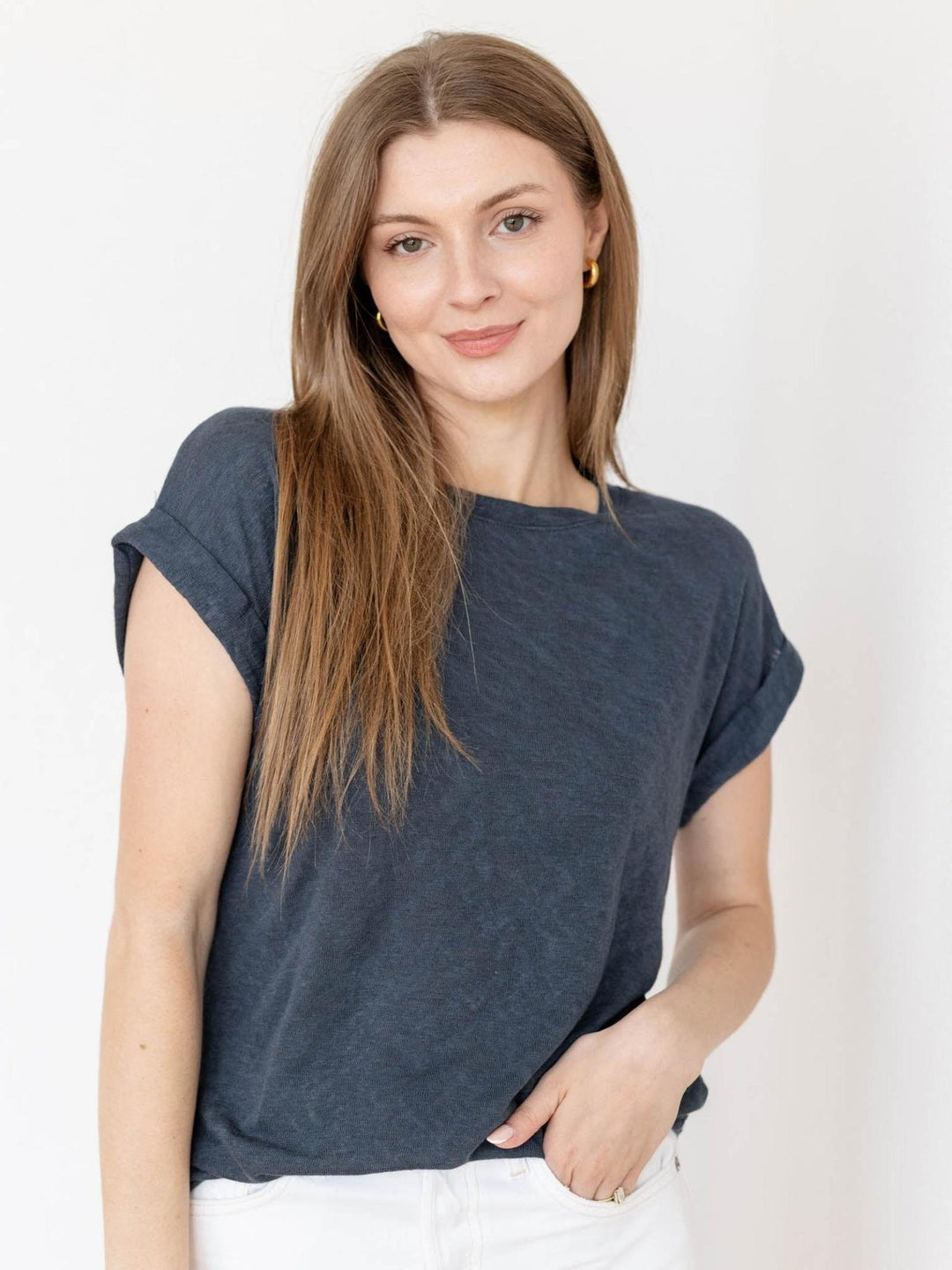 basic slouchy tee shirt